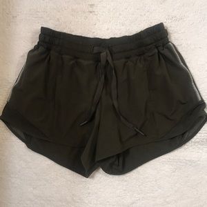 Lululemon green shorts